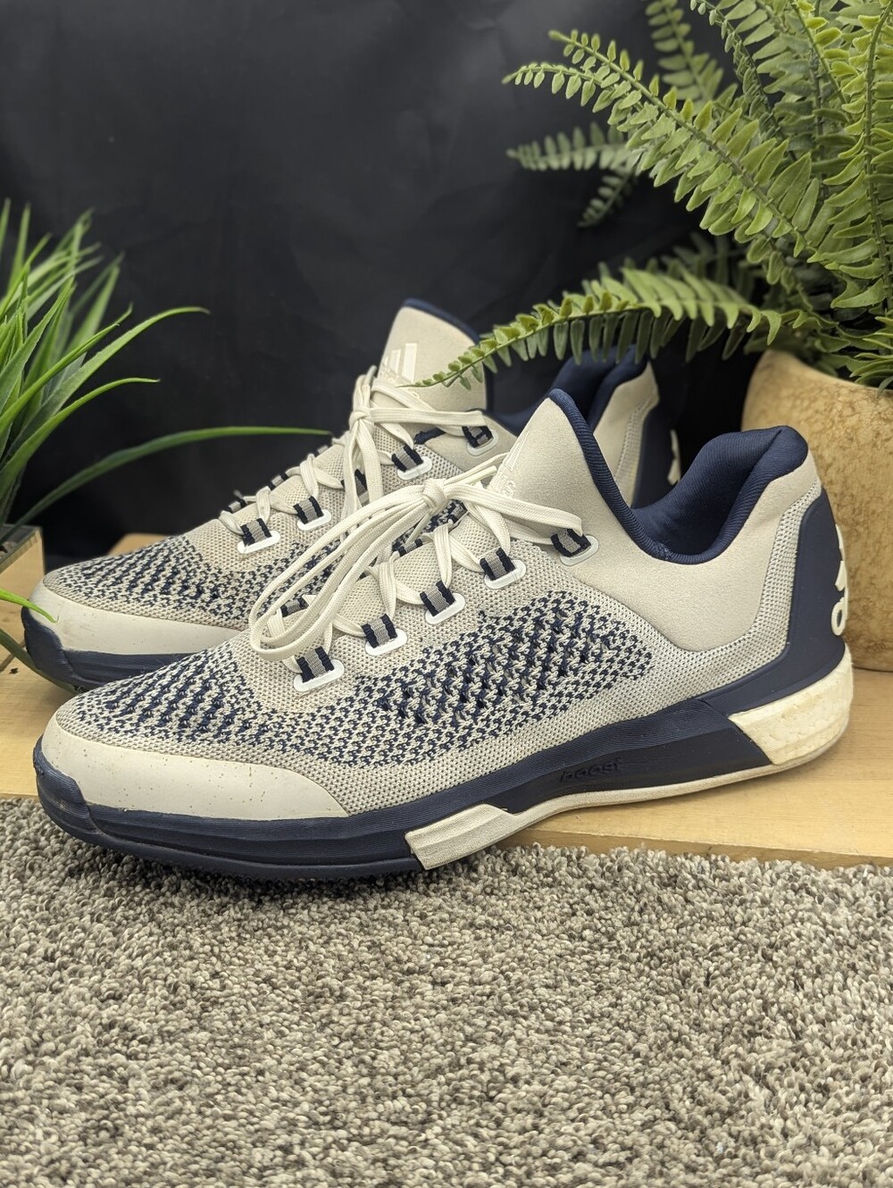 Adidas Crazylight Boost Primeknit Mens Size 13.5 Casual Comfort Walking Shoes